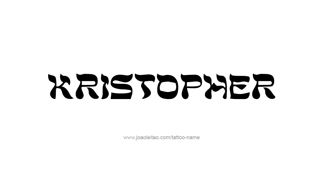 Tattoo Design  Name Kristopher   