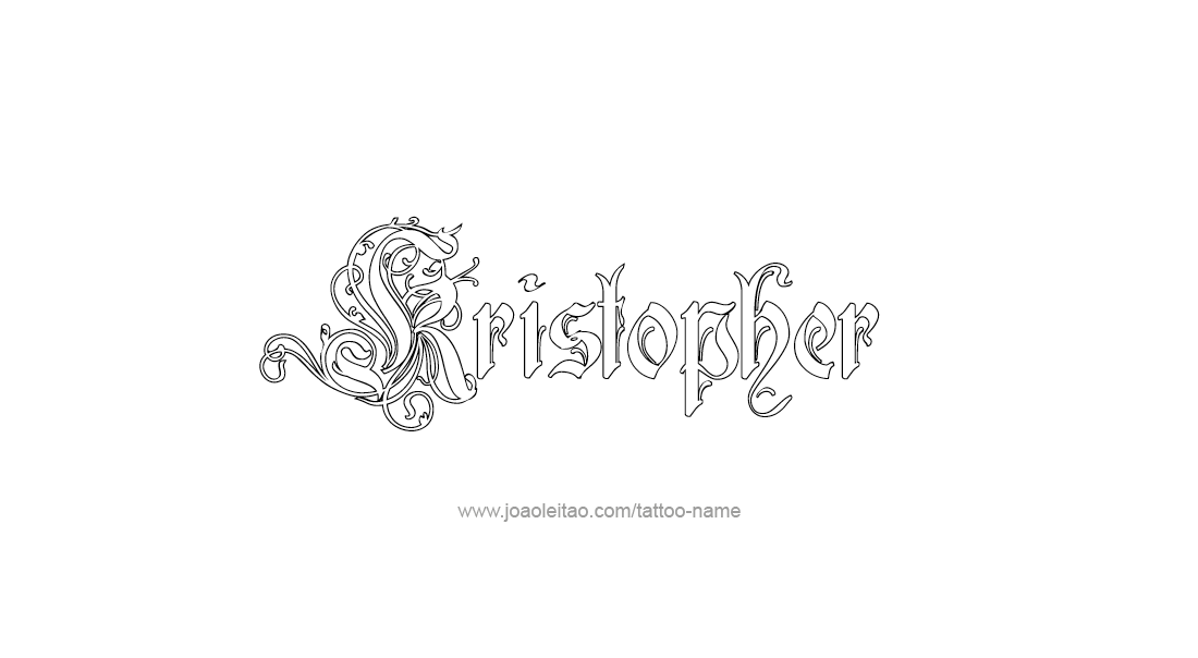 Tattoo Design  Name Kristopher   