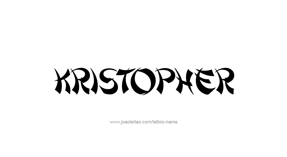 Tattoo Design  Name Kristopher