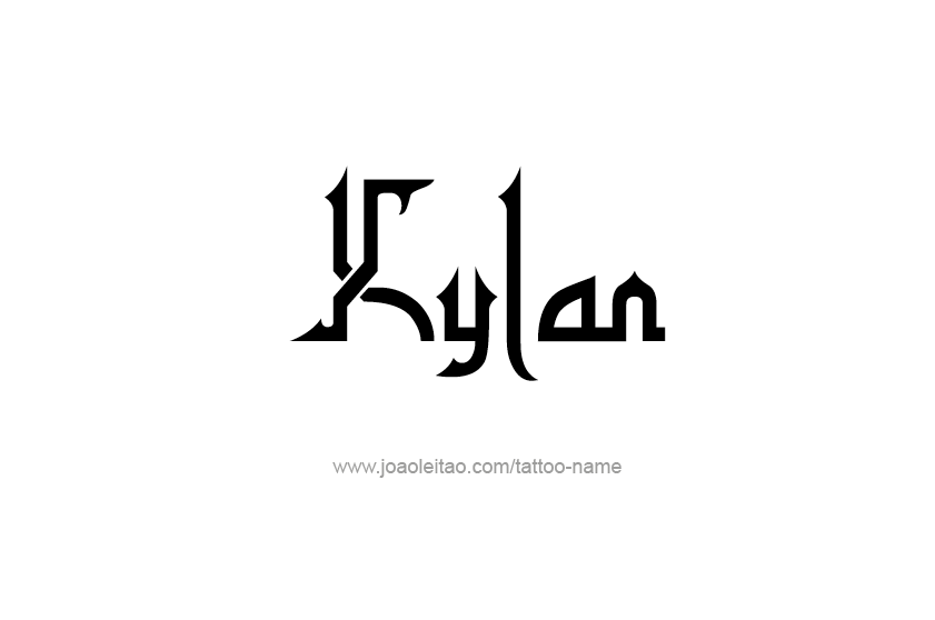 Tattoo Design  Name Kylan   