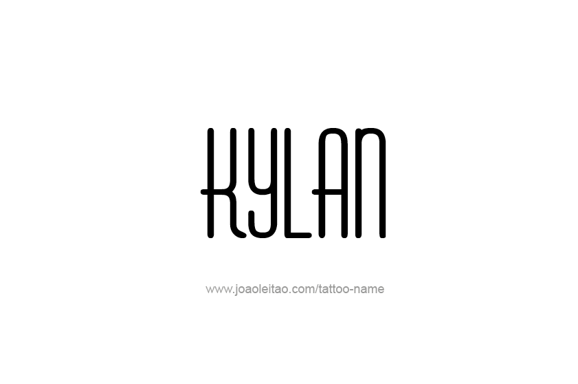 Tattoo Design  Name Kylan   