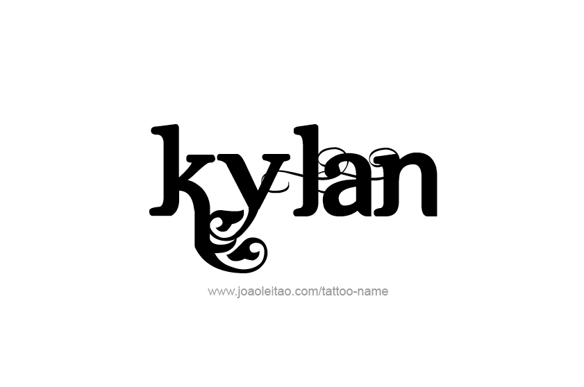 Tattoo Design  Name Kylan   