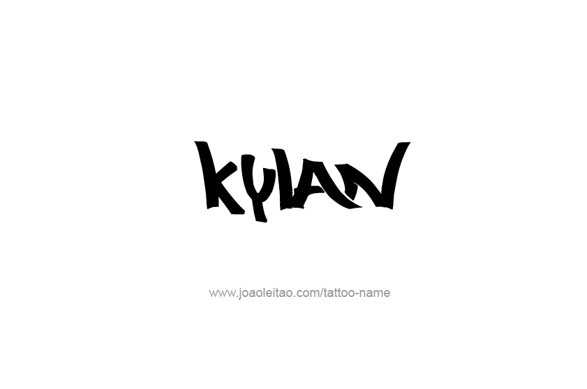 Tattoo Design  Name Kylan   