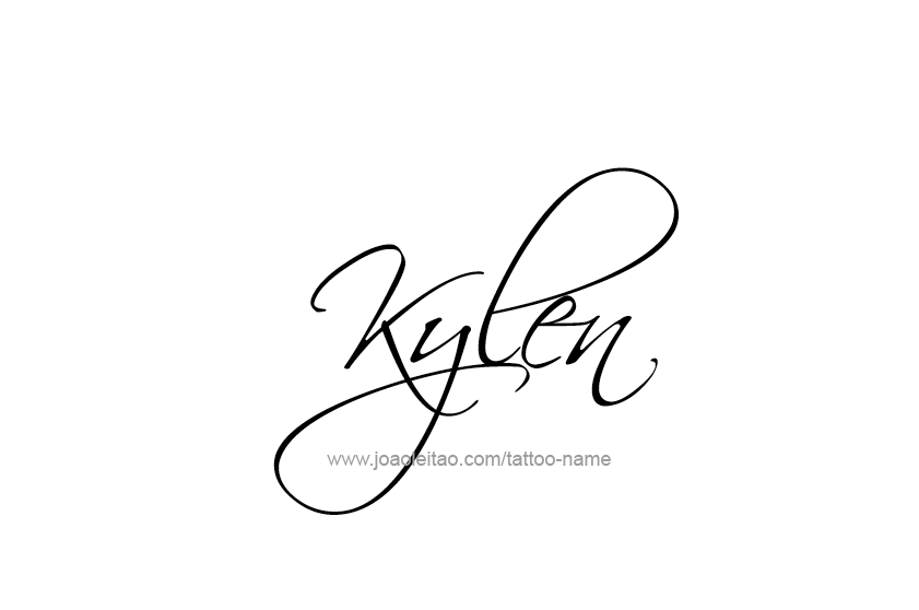 Tattoo Design  Name Kylen   