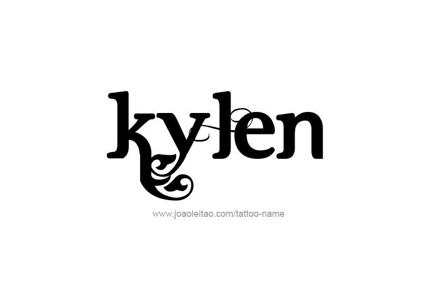 Tattoo Design  Name Kylen   