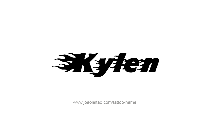 Tattoo Design  Name Kylen   