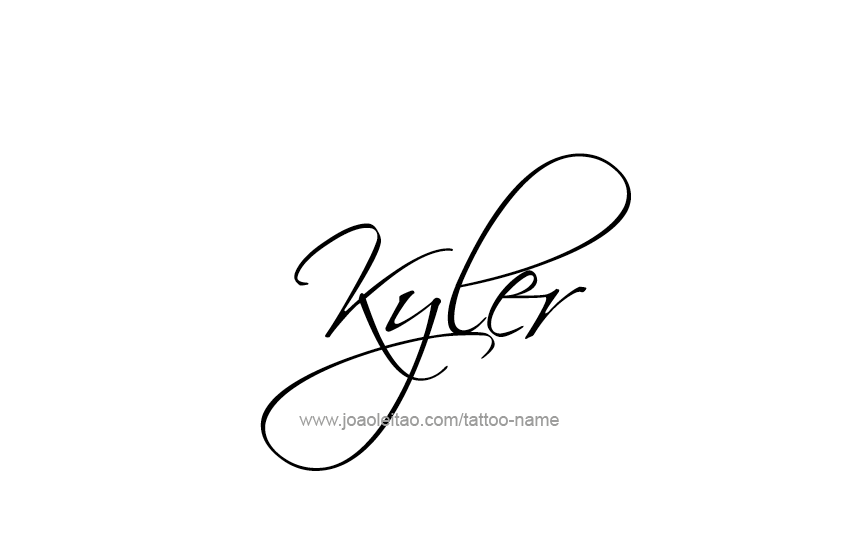 Tattoo Design  Name Kyler   