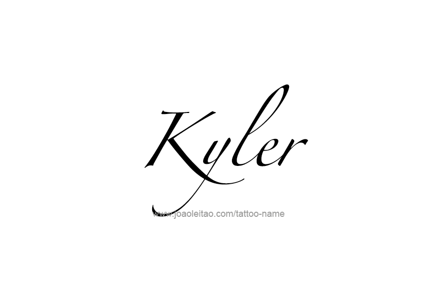 Tattoo Design  Name Kyler   