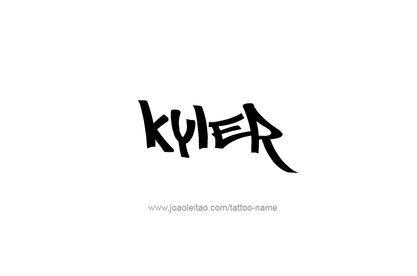 Tattoo Design  Name Kyler   