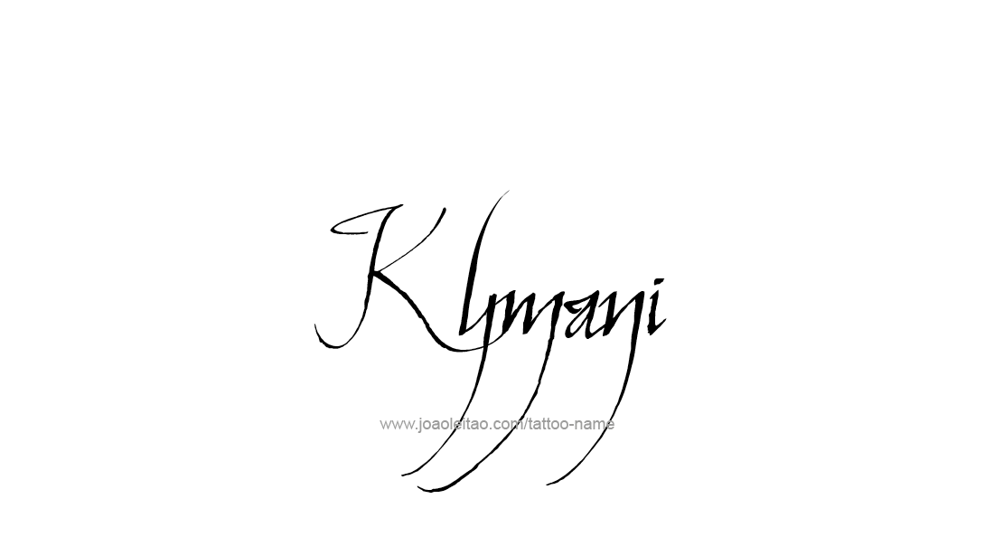 Tattoo Design  Name Kymani   