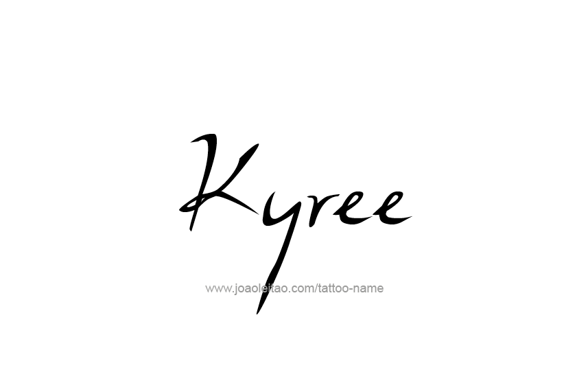 Tattoo Design  Name Kyree   