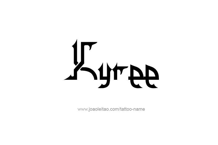 Tattoo Design  Name Kyree   