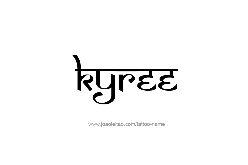 Tattoo Design  Name Kyree   