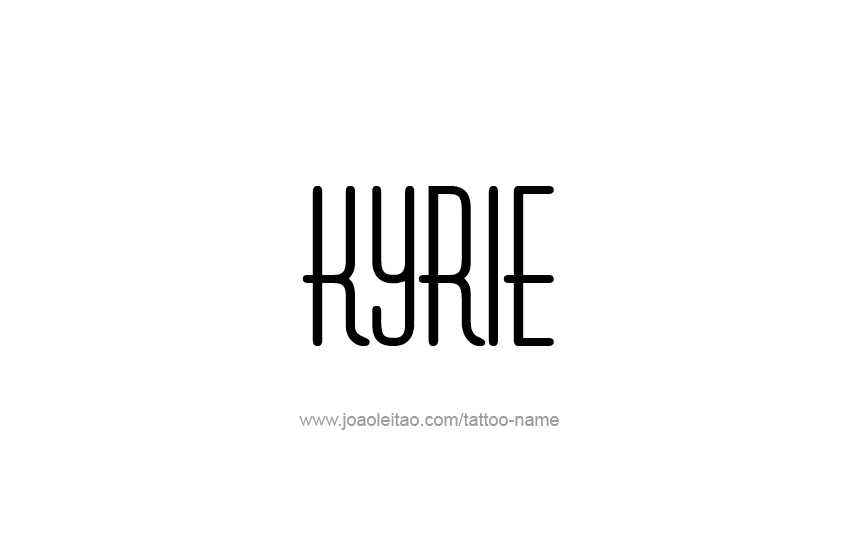 Tattoo Design  Name Kyrie   