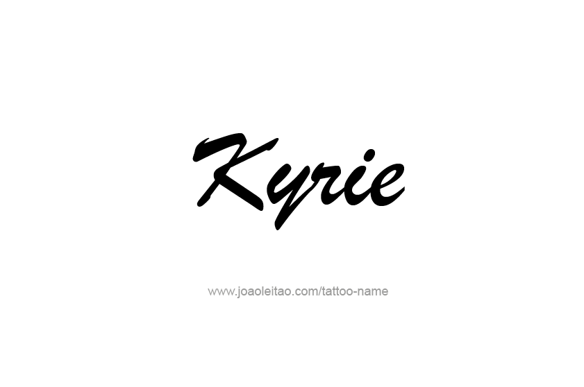 Tattoo Design  Name Kyrie   