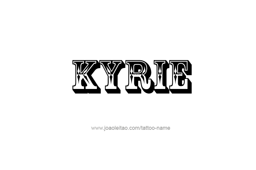 Tattoo Design  Name Kyrie   