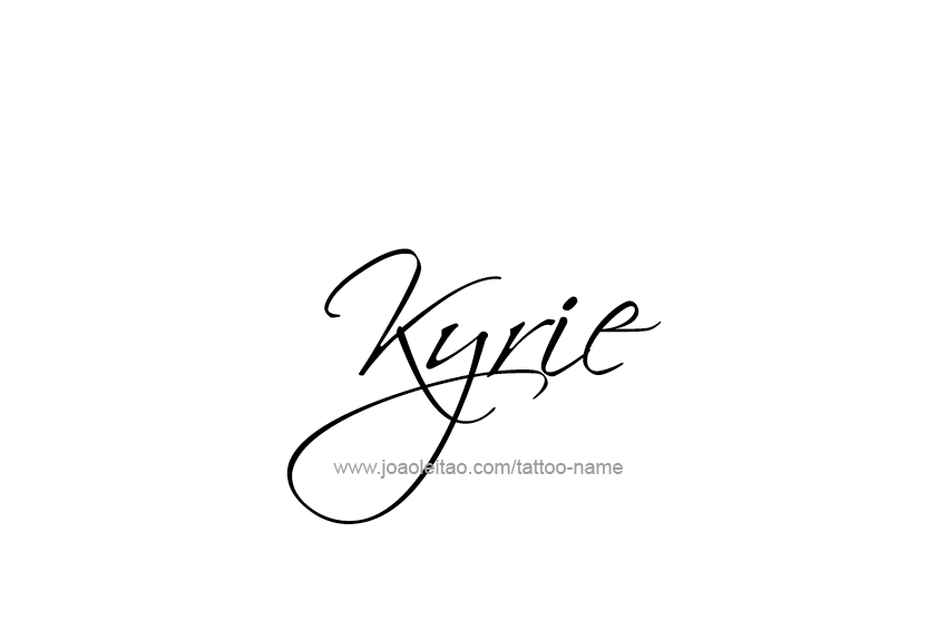 Tattoo Design  Name Kyrie   