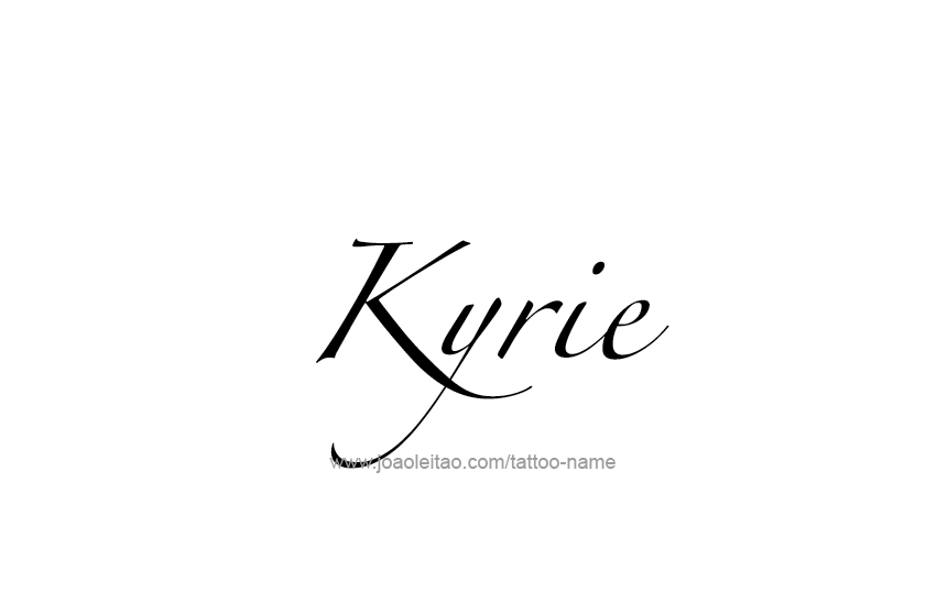 Tattoo Design  Name Kyrie   