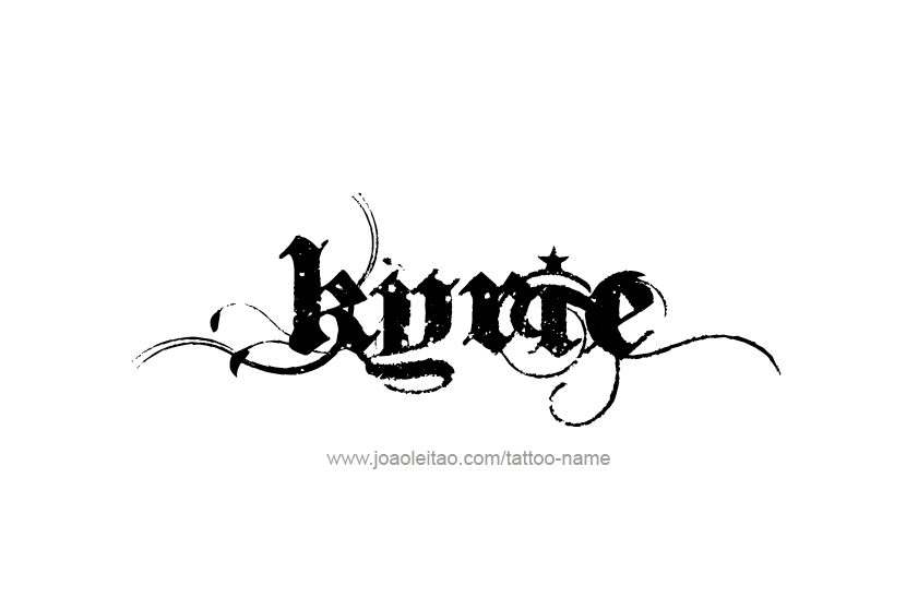 Tattoo Design  Name Kyrie   