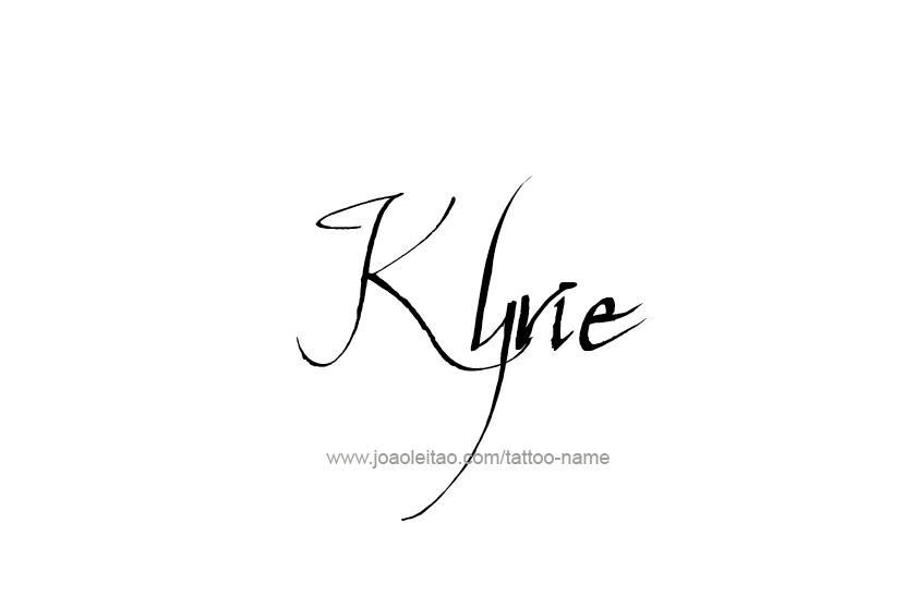 Tattoo Design  Name Kyrie   