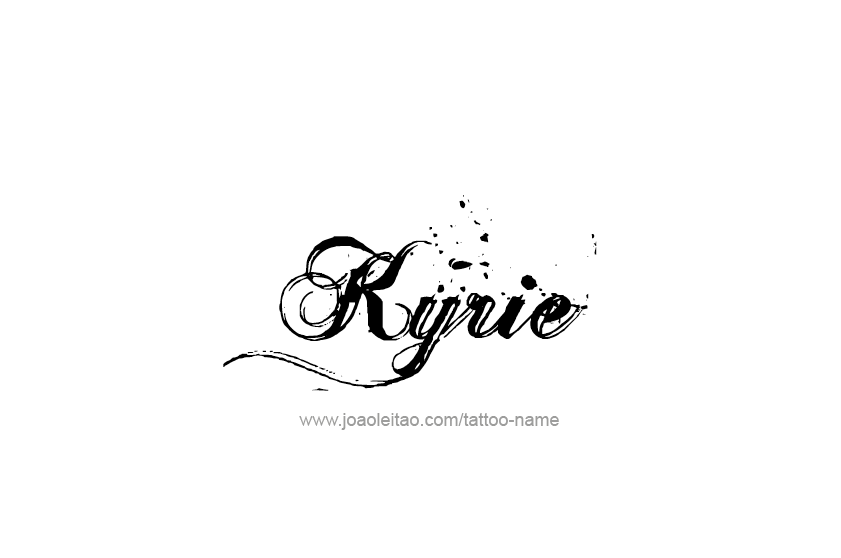 Tattoo Design  Name Kyrie   