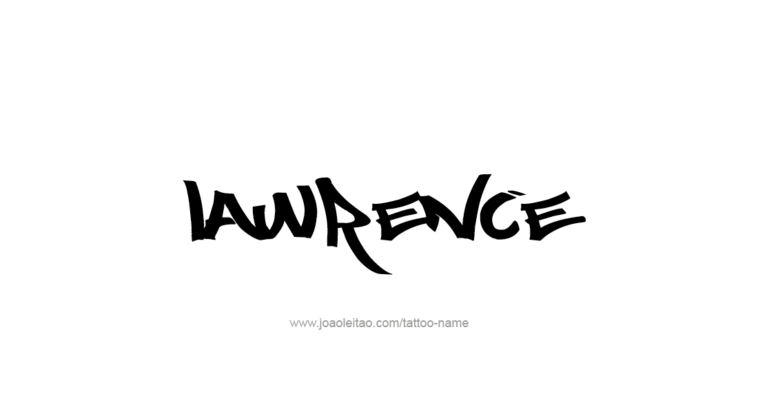 Tattoo Design  Name Lawrence   