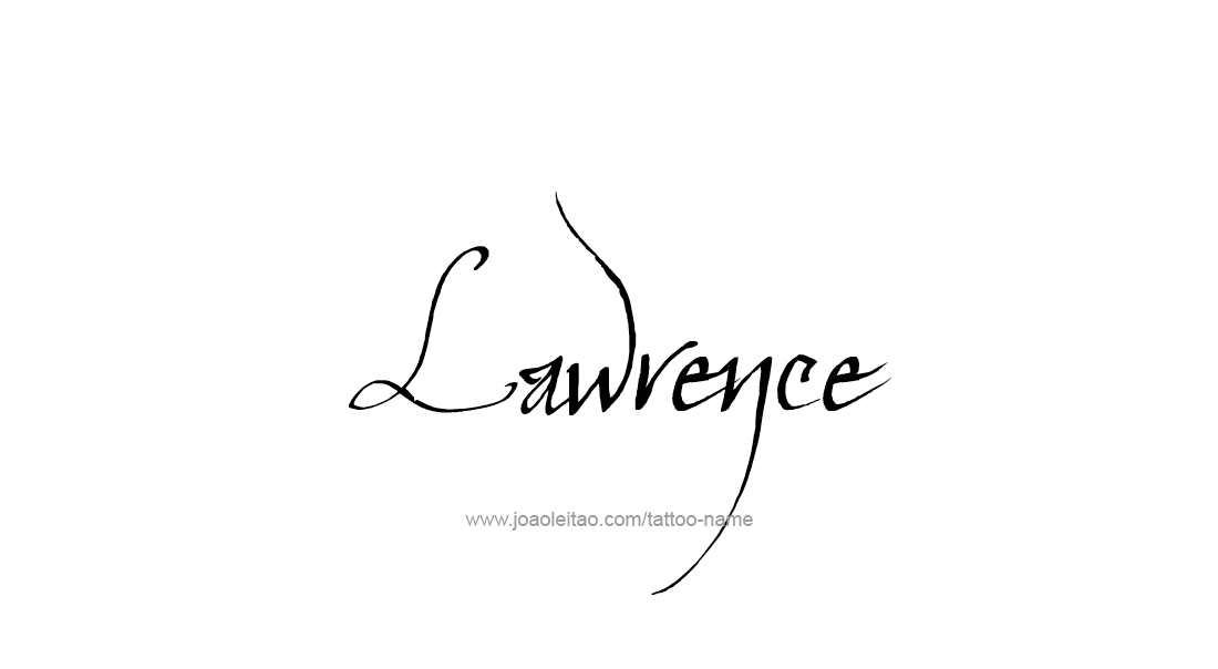 Tattoo Design  Name Lawrence   