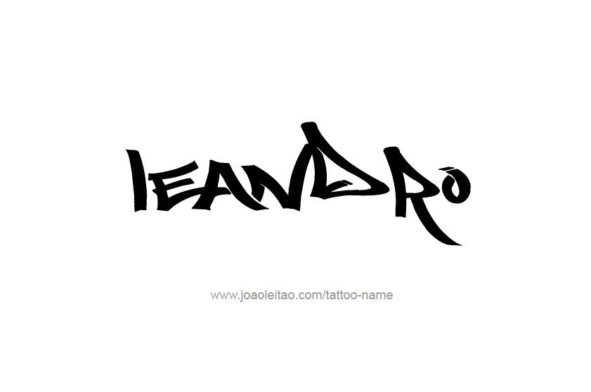 Tattoo Design  Name Leandro   