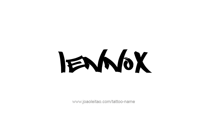 Tattoo Design  Name Lennox   