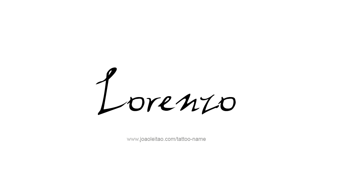 Tattoo Design  Name Lorenzo   