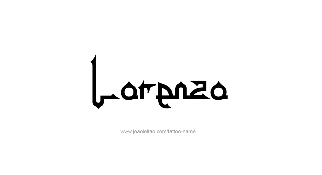 Tattoo Design  Name Lorenzo   