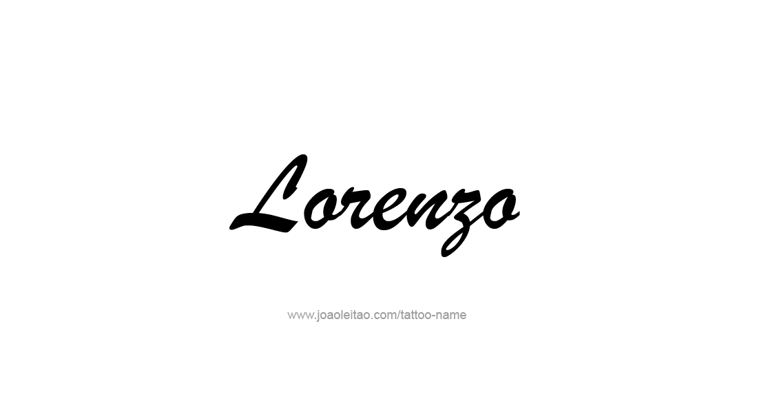 Tattoo Design  Name Lorenzo   