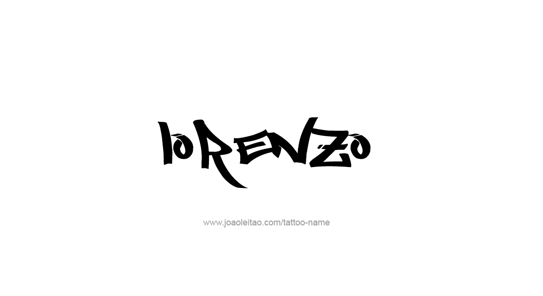 Tattoo Design  Name Lorenzo   