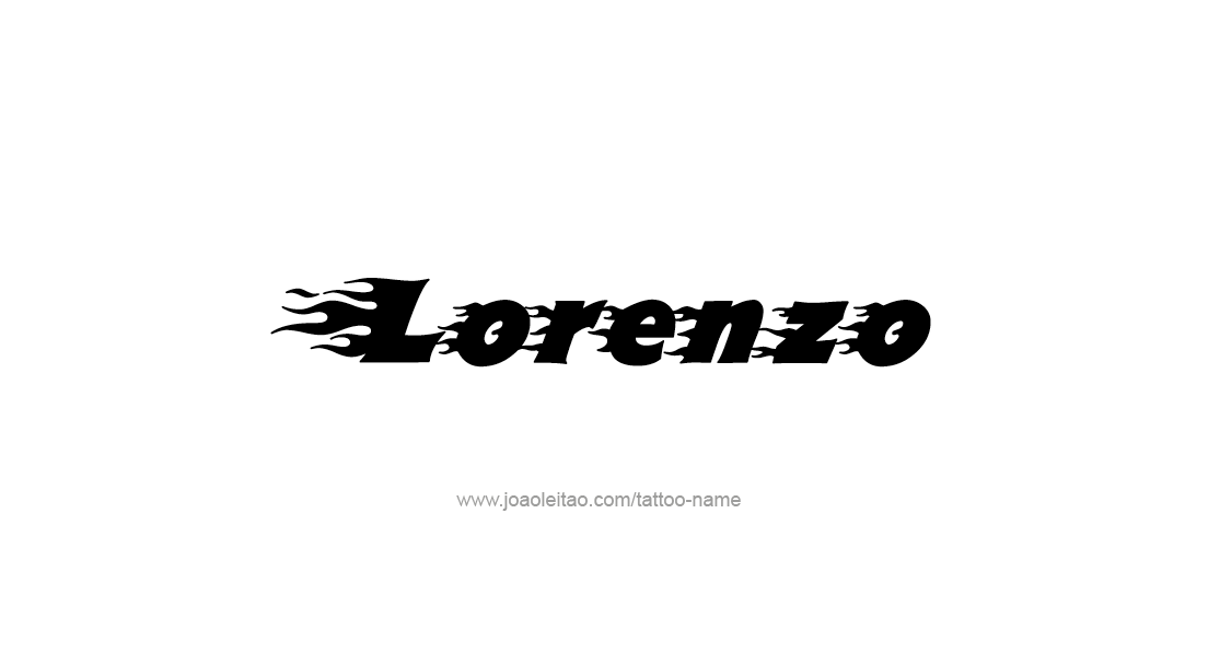 Tattoo Design  Name Lorenzo   