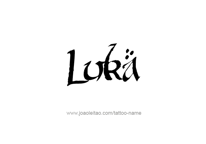 Tattoo Design  Name Luka   