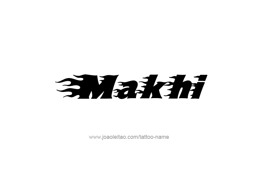 Tattoo Design  Name Makhi   