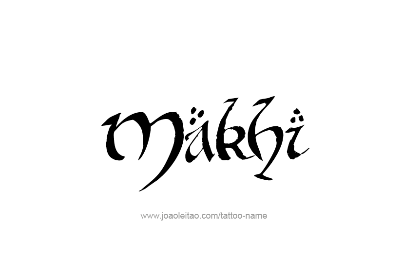 Tattoo Design  Name Makhi   