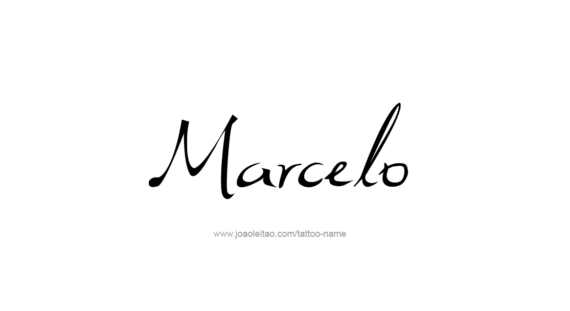 Tattoo Design  Name Marcelo   