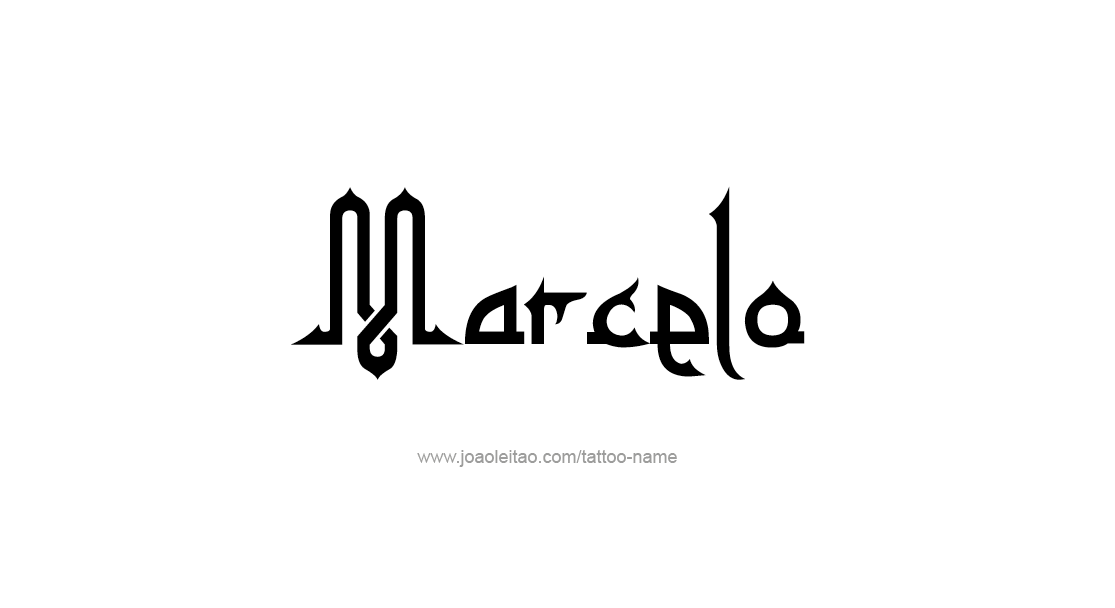 Tattoo Design  Name Marcelo   