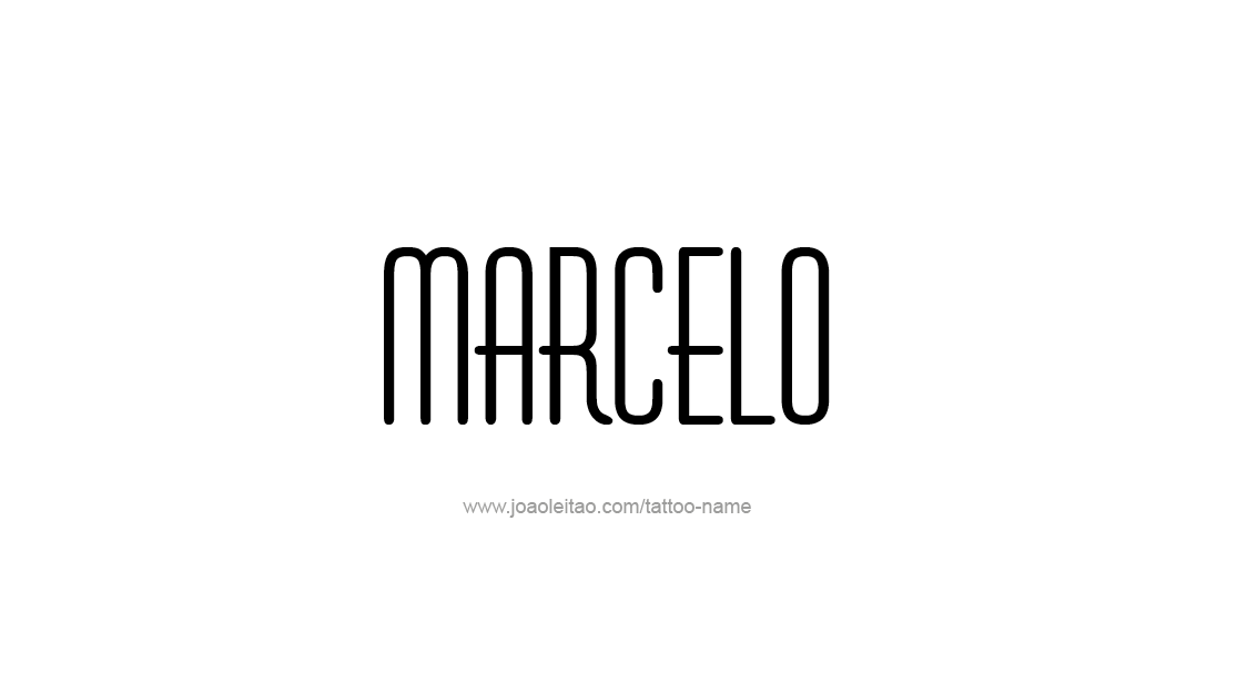 Tattoo Design  Name Marcelo   