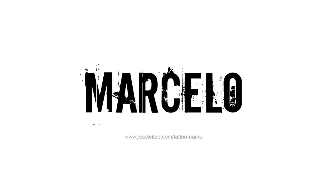 Tattoo Design  Name Marcelo   