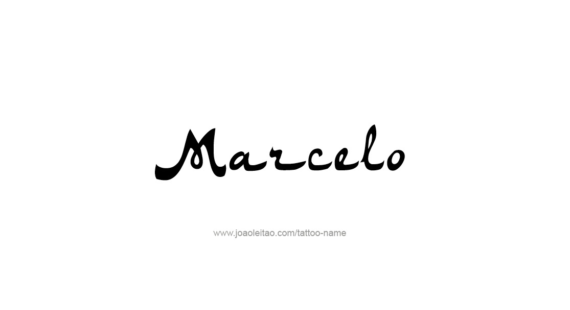 Tattoo Design  Name Marcelo   