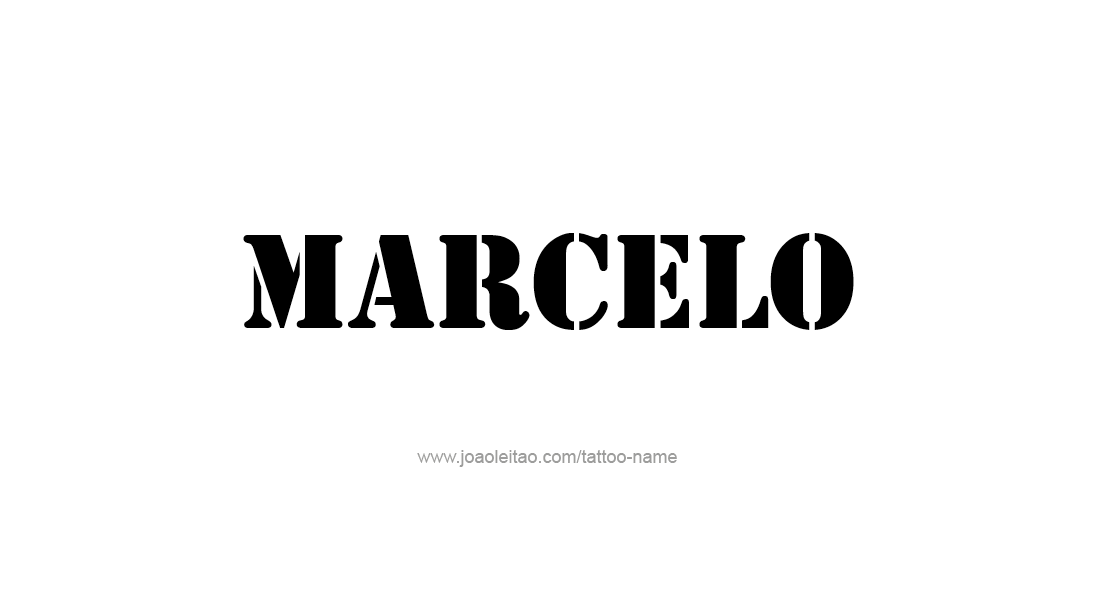 Tattoo Design  Name Marcelo   