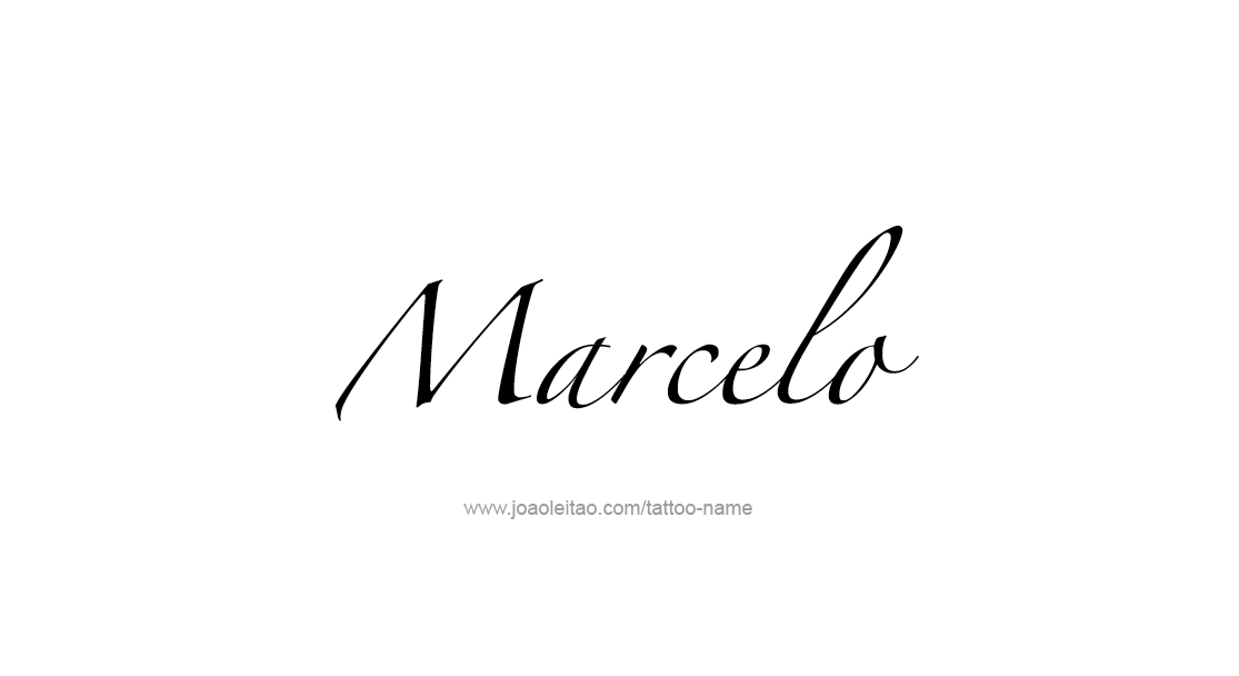 Tattoo Design  Name Marcelo   