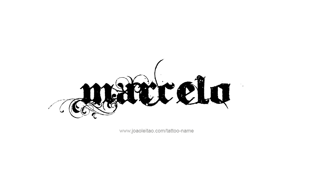 Tattoo Design  Name Marcelo   