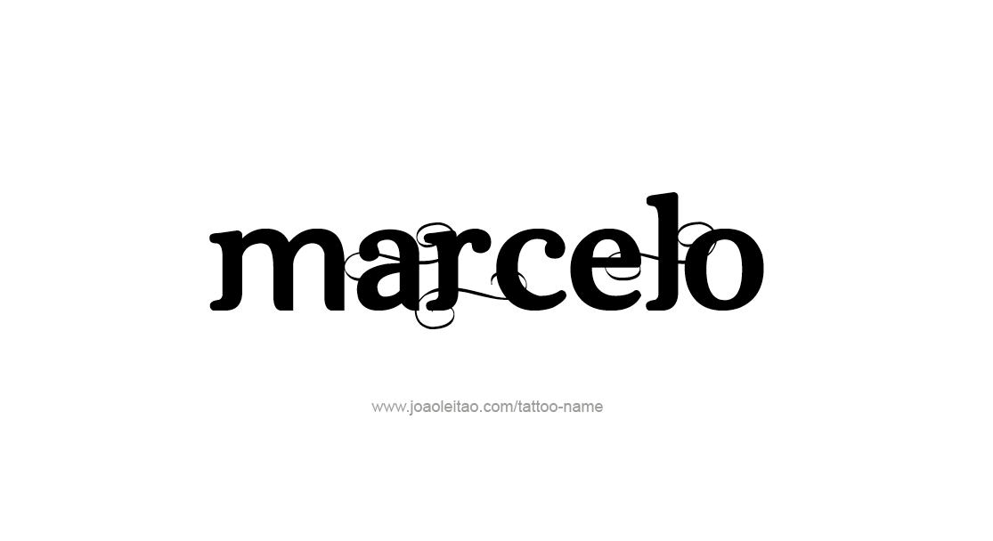 Tattoo Design  Name Marcelo   