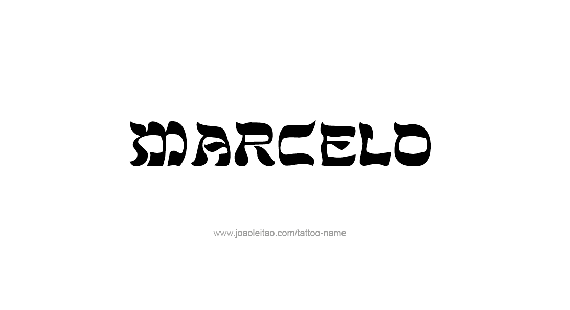 Tattoo Design  Name Marcelo   