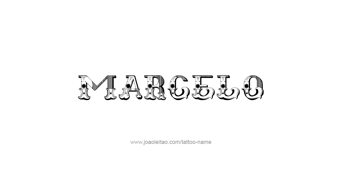 Tattoo Design  Name Marcelo   