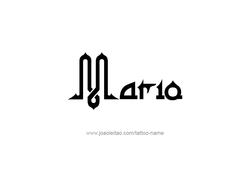 Tattoo Design  Name Mario   