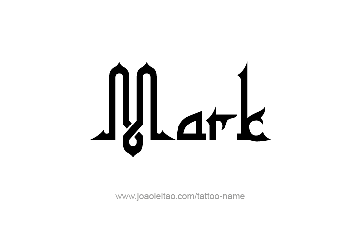 Tattoo Design  Name Mark   